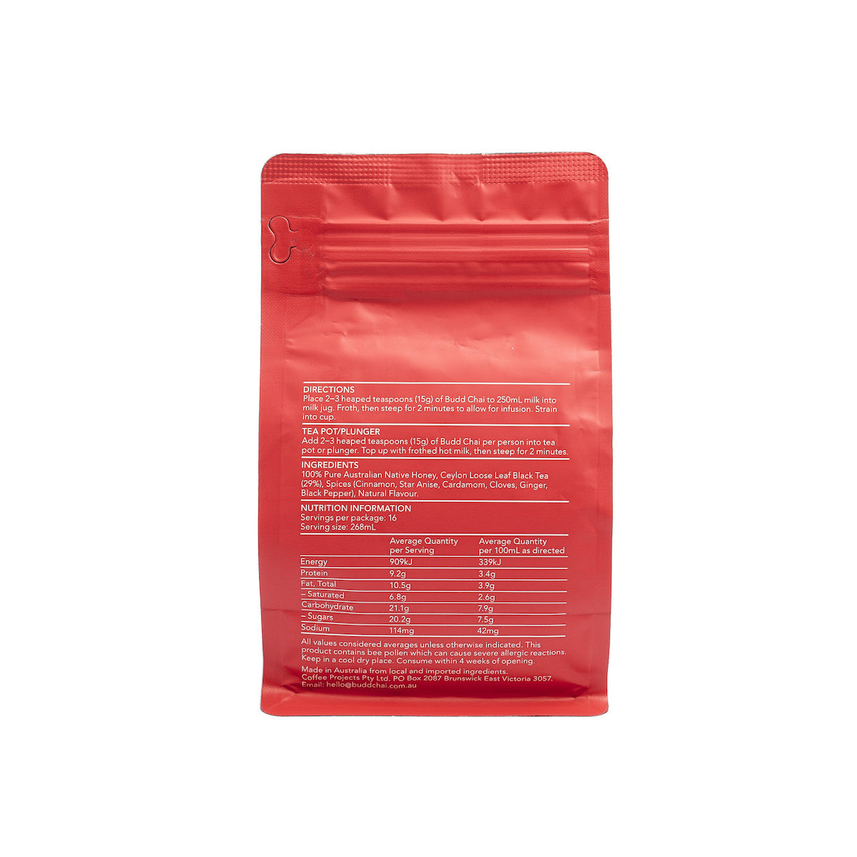 Budd Sticky Chai